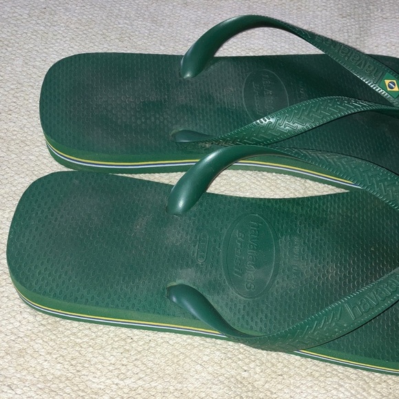 Havaianas men’s size 10 & 11 Forest Green Brazilian Sandals - Picture 11 of 16